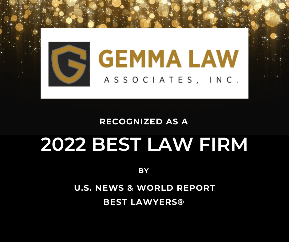 award for 2022 best law firm by US News