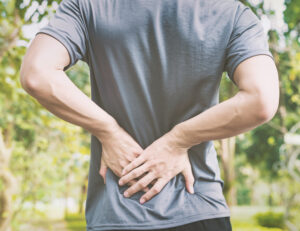 A man with a back injury wondering if he has one of the most common types of spinal cord injuries